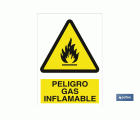 Peligro gas inflamable