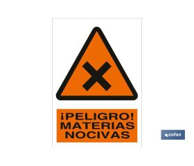 ¡Peligro! materias nocivas