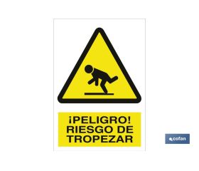¡Peligro! riesgo de tropezar