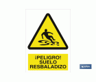 ¡Peligro! suelo resbaladizo