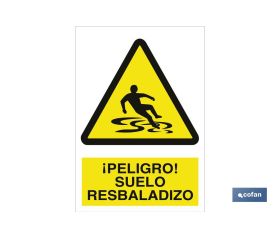¡Peligro! suelo resbaladizo