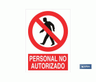 Personal no autorizado