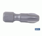 Puntas Phillips de atornillar en 1/4' | Con huellas desde PH 0, PH 1, PH 2 y PH 3 | Versiones de 25 y 50 mm de longitud