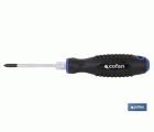 Destornillador Phillips con hexágono | DIN ISO 8764-1 | Modelo Comfort plus | Medidas desde PH-1 hasta PH-3