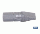 Punta Plana para atornillador de Acero | Modelo 1/4 Plano Estándar | Longitud 25 y 50 mm
