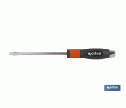 Destornillador plano | De impacto o golpeo | Con huella plana de SL-4 hasta EL-9,5 mm