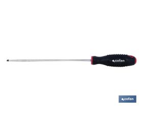 Destornillador plano de mecánico electricista | Modelo Comfort plus | Medidas de huella desde SL 3 mm hasta SL 6mm