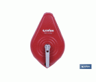 Plomada trazadora | Push system | Dos medidas disponibles: 15 y 30 m | Fabricada en ABS
