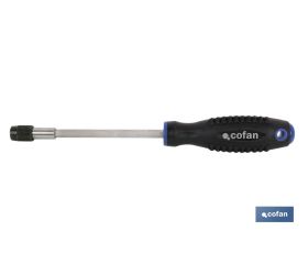 Destornillador rígido para puntas de 1/4 | Modelo Comfort plus | Con acople rápido de puntas de 1/4