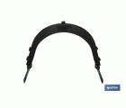 Soporte de malla protectora para casco de obra| Medidas del soporte 24 x 17 x 2 cm | Soporte universal