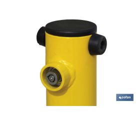 POSTE ABATIBLE PARA PARKING C/CERRADURA