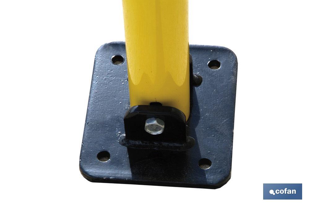 POSTE ABATIBLE PARA PARKING C/CERRADURA