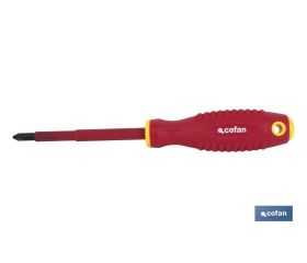 Destornillador Aislado 1000 V | Pozidrive PZ-0 a PZ-3 | Longitud 60 mm a 150 mm