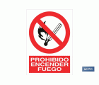 Prohibido encender fuego