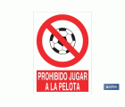 Prohibido jugar a la pelota