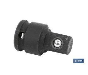 Adaptador de impacto 1/2 a 3/8| Con cuadradillo macho 3/8 y hembra de 1/2  | Fabricado especial para herramientas de impacto
