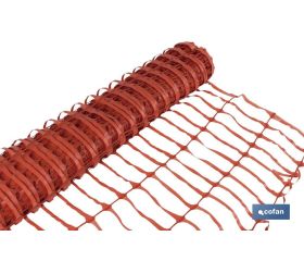 Malla de señalización de obras naranja | Delimita el perímetro | Aporta medidas de seguridad y precaución | Malla de balizamiento