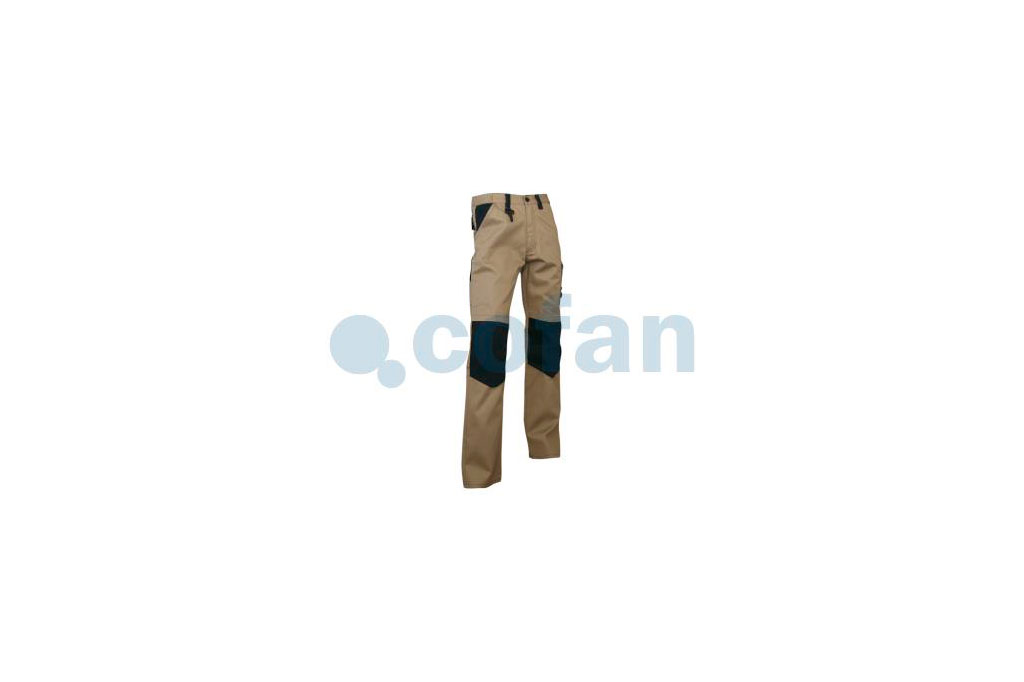 PANTALON TRABAJO LENOIR 280gms/m GRIS-NEGRO T-38