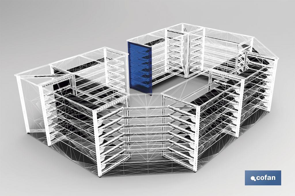 MARCO FINAL MOSTRADOR 525x920mm (IZQUIERDO, DERECHO)