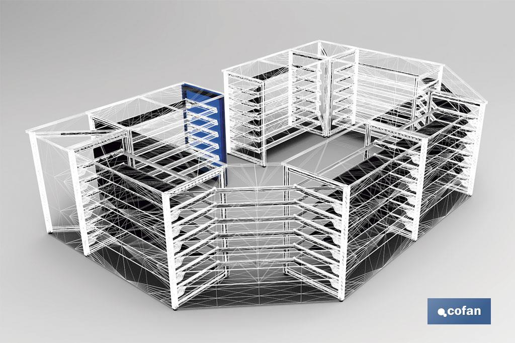 MARCO FINAL MOSTRADOR 525x920mm (IZQUIERDO, DERECHO)