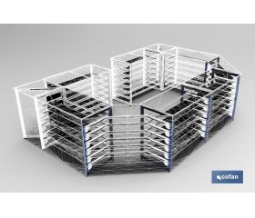 MARCO INTERMEDIO MOSTRADOR SENCILLO 525x920mm