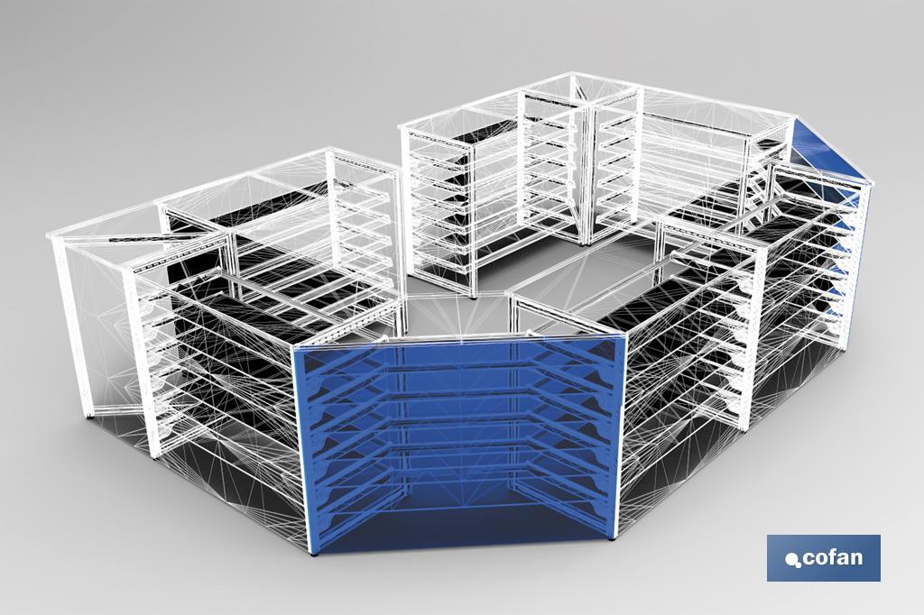 FONDO LISO 1000X300 MM CHAFLAN (RINCON 45º)