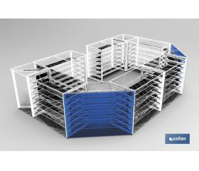 FONDO LISO 1000X300 MM CHAFLAN (RINCON 45º)