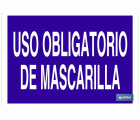 Uso obligatorio de mascarilla Texto