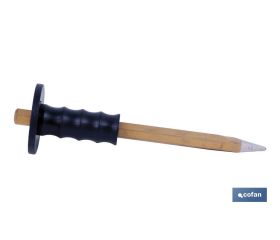 PUNTERO HEXAGONAL C/MANGO 18X400