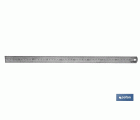 Regla de acero inoxidable | Escala métrica con marcas claras | Medidas de la regla: 600 mm