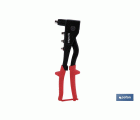 Remachadora profesional | Para remaches desde Ø 2,4 hasta Ø 4,8 / 5,0 mm | Para todo tipo de remaches