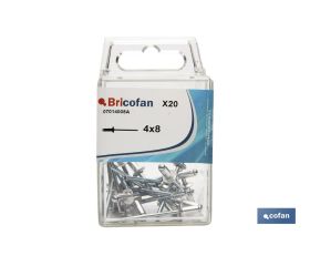 BL 15 UDS. REMACHE AL 4,8X10