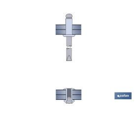BL 15 UDS. REMACHE AL 4,8X10