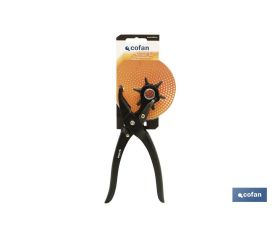 Sacabocados tipo estrella | Cabezal giratorio con 6 piezas | Recomendable para diferentes materiales