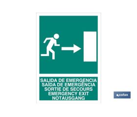 Salida de Emergencia Texto