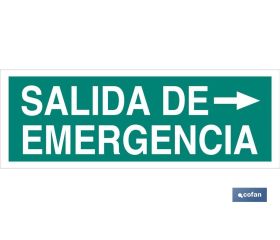 Salida de Emergencia Texto