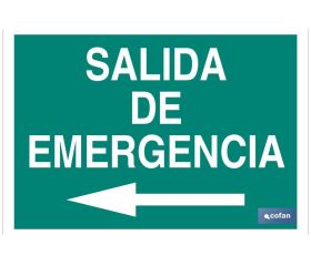 Salida de Emergencia Texto