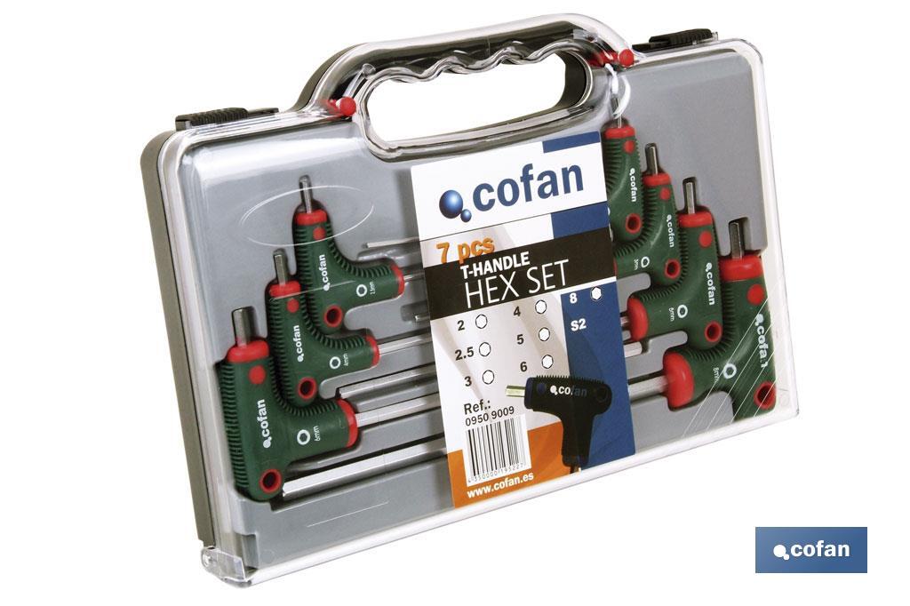SET DESTORNILLADOR T 7 PCS HEXAG.