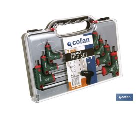 SET DESTORNILLADOR T 7 PCS HEXAG.