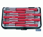 Set de Destornilladores de Alta Precisión Aislados | 7 piezas | Modelos Plano y Phillips