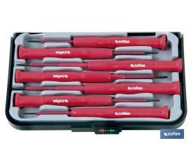 Set de Destornilladores de Alta Precisión Aislados | 7 piezas | Modelos Plano y Phillips