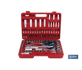 MALETIN 108 PCS STANDARD 1/2 Y 1/4