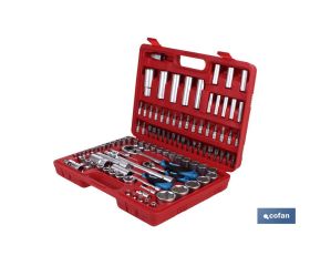 MALETIN 108 PCS STANDARD 1/2 Y 1/4