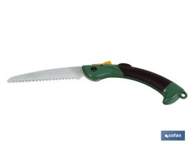 Sierra de poda plegable manual portátil con hoja de 170 mm
