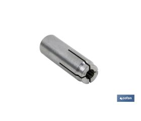 Taco de acero inoxidable de expansión por golpe | Medidas desde M-6 hasta M-10 | Fabricado en acero inoxidable con cono interior