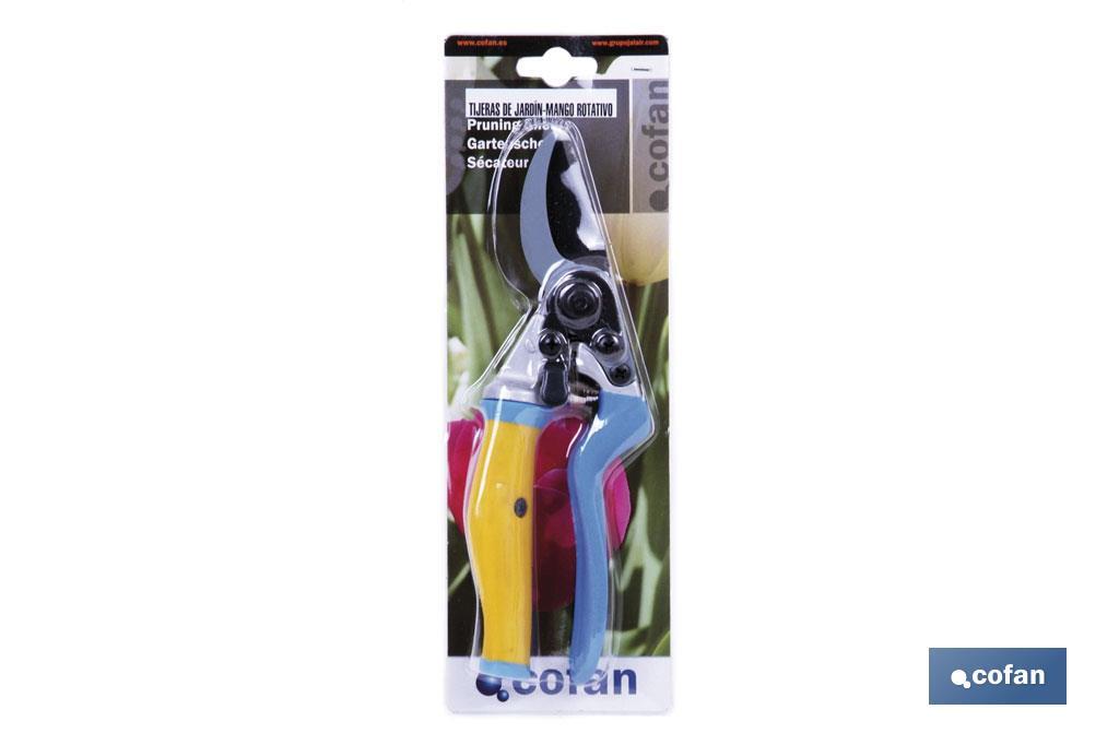 TIJERA PODA MANGO ROTATIVO 215mm (8 1/2)
