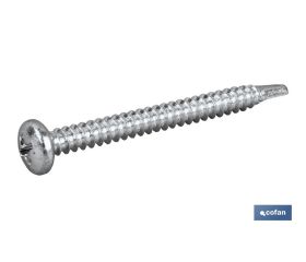Tornillo Autotaladrante Cabeza Cilíndrica Phillips Zincado