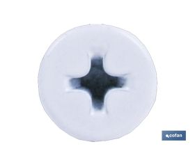 TORNILLO AUTOT. EXTRAPLANO 4,2 X 23 BLANCO