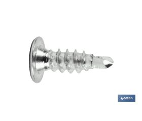 Tornillo autotaladrante cabeza extraplana Phillips INOX