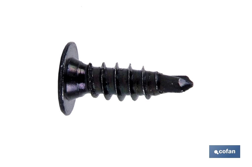 TORNILLO AUTOT. EXTRAPLANO 4,2 X 14 NEGRO